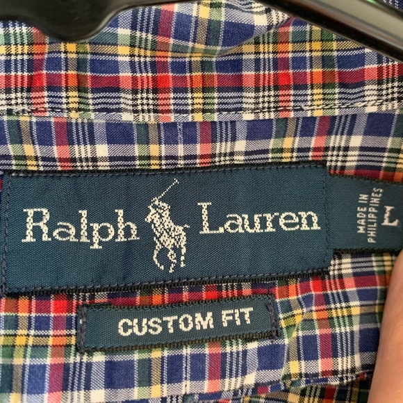 Polo Multi Color Custom Fit Button Down - Picture 4 of 4
